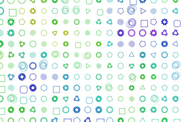 Fototapeta premium Background abstract mixed pattern for design. Rectangle, vector, art & style.