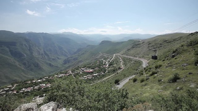 Roads and Nature in Armenia sky, travel, landscape, background, tourism, mountain, panorama