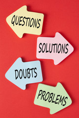 Questions Solutions Doubts Problems Concept
