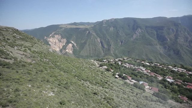 Roads and Nature in Armenia sky, travel, landscape, background, tourism, mountain, panorama