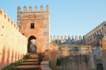 Internal view of the Kasba in Rabat, Morocco