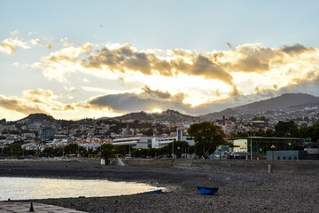 Fototapeta na wymiar Madeira island city photography
