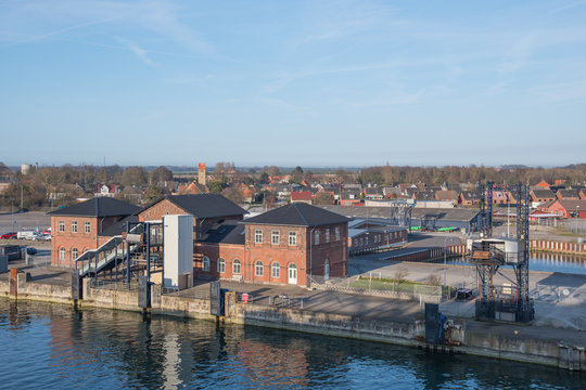 Ferry Terminal in town of Gedser