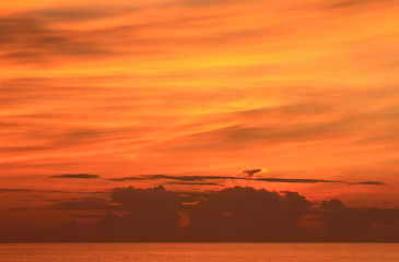 Beautiful sky on twilight time for background