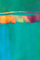 abstract painting, gouache colors, detail