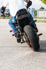 Naklejka premium Stunt
