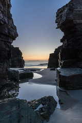 Spring afternoon on the beaches of Galicia, spain!