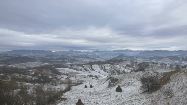 Landscape in Oncesti 