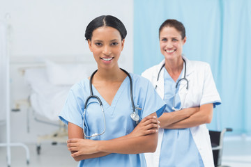 Fototapeta premium Confident female doctors