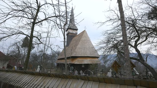 The Wooden Church in Oncesti 