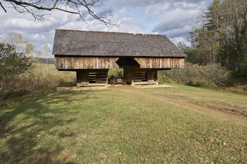 Plakat structures/buildings in national park Tennessee USA