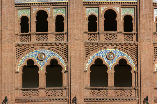 Las Ventas Bullring (Plaza de Toros de Las Ventas) in City of Madrid, Spain