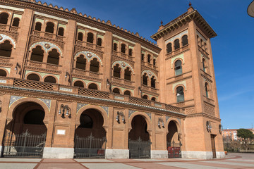 Las Ventas Bullring (Plaza de Toros de Las Ventas) in City of Madrid, Spain