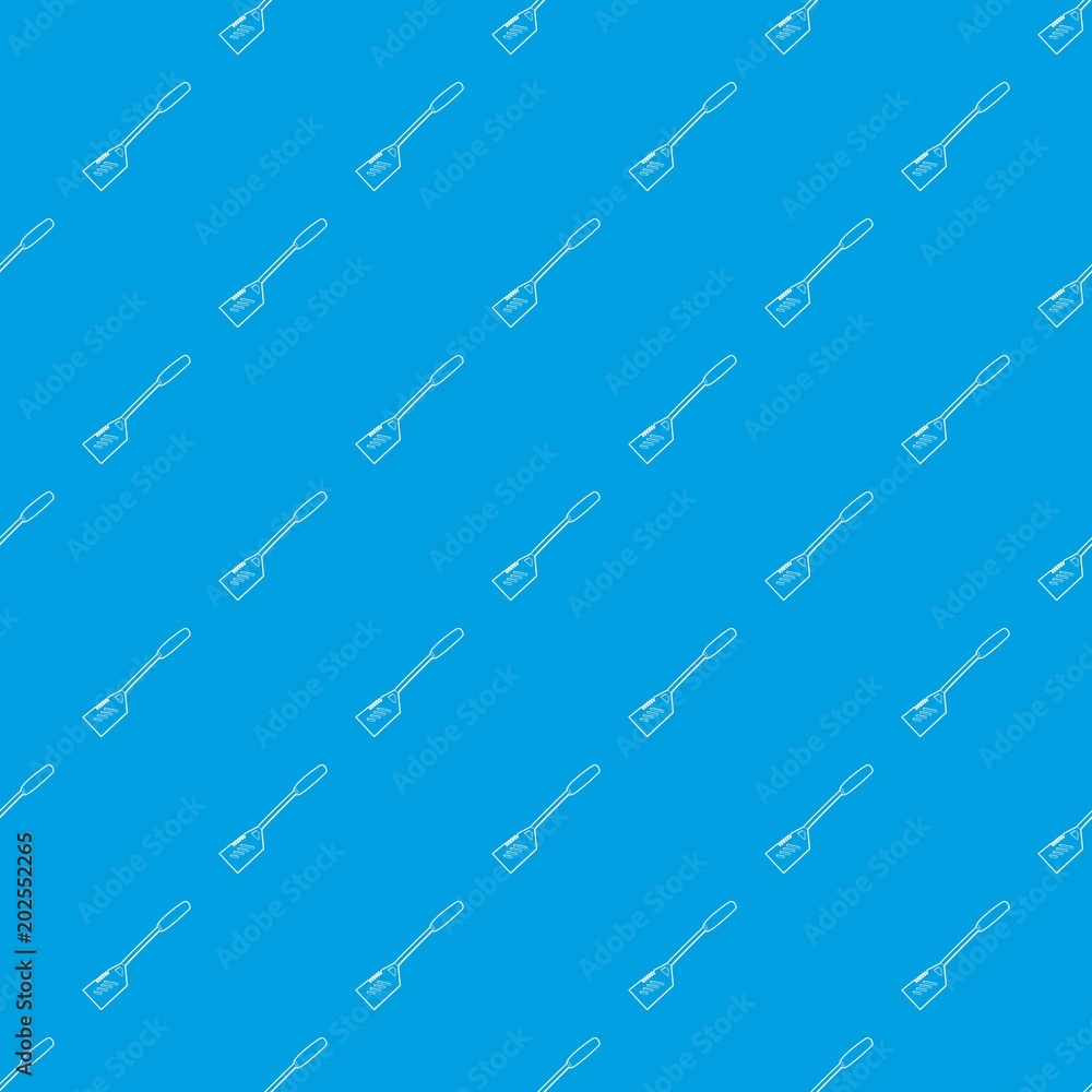Poster spatular pattern vector seamless blue repeat for any use