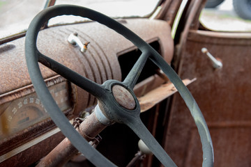 Vintage Truck Steering wheel