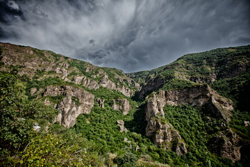 Fototapeta na wymiar Nature in Armenia sky, travel, landscape, background, tourism, mountain, panorama