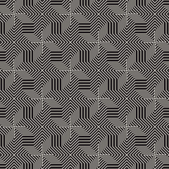 Fototapeta premium Vector seamless pattern. Modern stylish abstract texture. Repeating geometric tiles