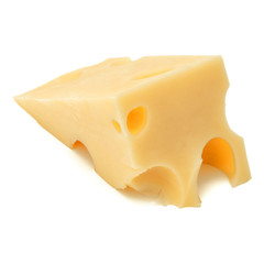 Cheese isolated on white background