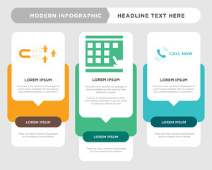 Fototapeta premium call now, scratch card, lead generation infographic