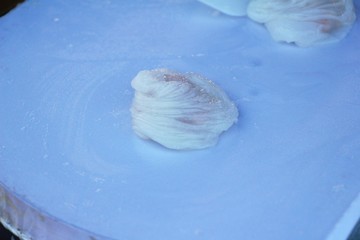 Steamed dumpling stuffed with garlic chives delicious
