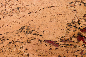 Close Up Background and Texture of Cork Board Wood Surface, Nature Product Industrial