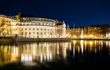 Stockholm by night