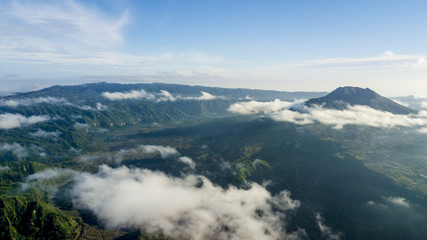 Beautiful landscape of Batur mountain