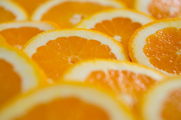 Slices of oranges