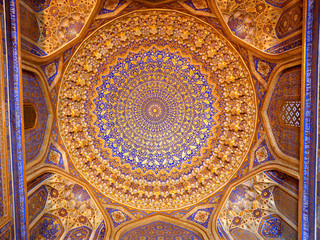 Photo background ornament of mosque