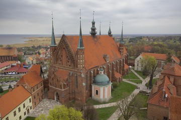 Obraz premium Archcathedral Basilica of the Assumption of the Blessed Virgin Mary and Saint. Andrzej in Frombork