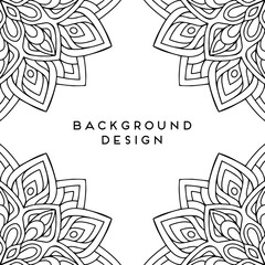 Vector mandala background