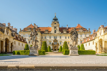 Fototapeta na wymiar View at the Valtice castle in Czech republic - Moravia
