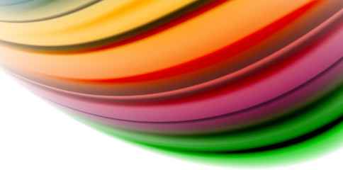 Gel jelly fluid flowing liquid rainbow style colours, wave abstract background, modern minimal colorful design