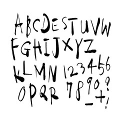 
벡터 문자 / 손으로 쓴 글씨체