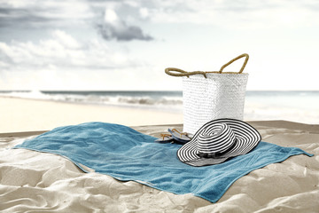 Obraz premium towel on beach 