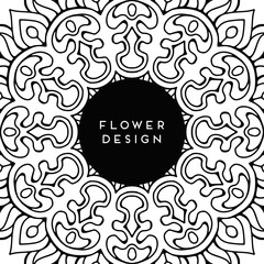 Vector mandala background