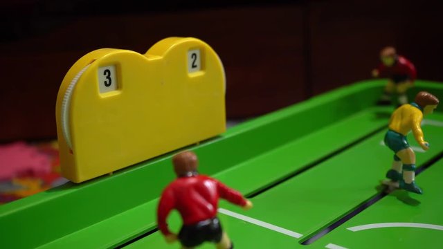Table football, children's board game