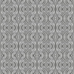 Seamless vector black and white pattern from gradient lines
