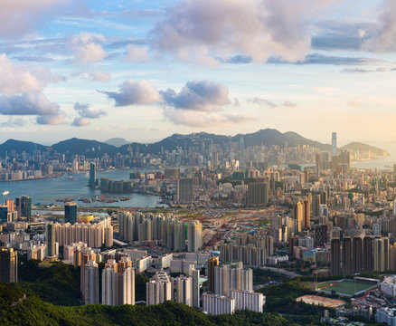 Kowloon View Point Sunset