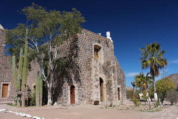 Fototapeta na wymiar Mission de Santa Rosalía de Mulegé