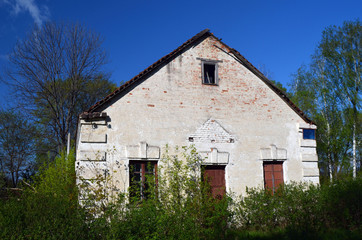 Abandoned Veterinarian's office. 3 km. near Chernobyl area border. Kiev region. Ukraine