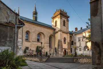 Fototapeta na wymiar Lviv city center