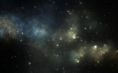 Raumhintergrund mit planetarischem Nebel und Sternen © Peter Jurik