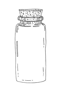 Hand drawn jar