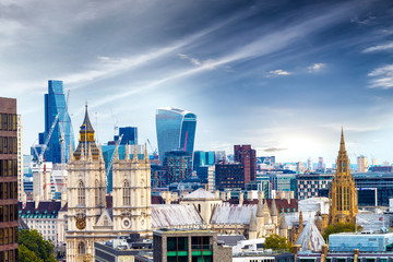 London skyline, old and new