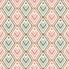 Ethnic boho seamless pattern. Traditional ornament. Geometric background. Folk motif. Textile rapport.