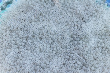 Sweet dessert basil seeds in syrup delicious