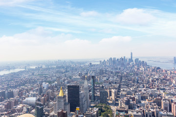 Manhattan air view