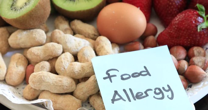 Various allergic foods