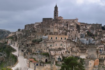 the ancient city of Matera